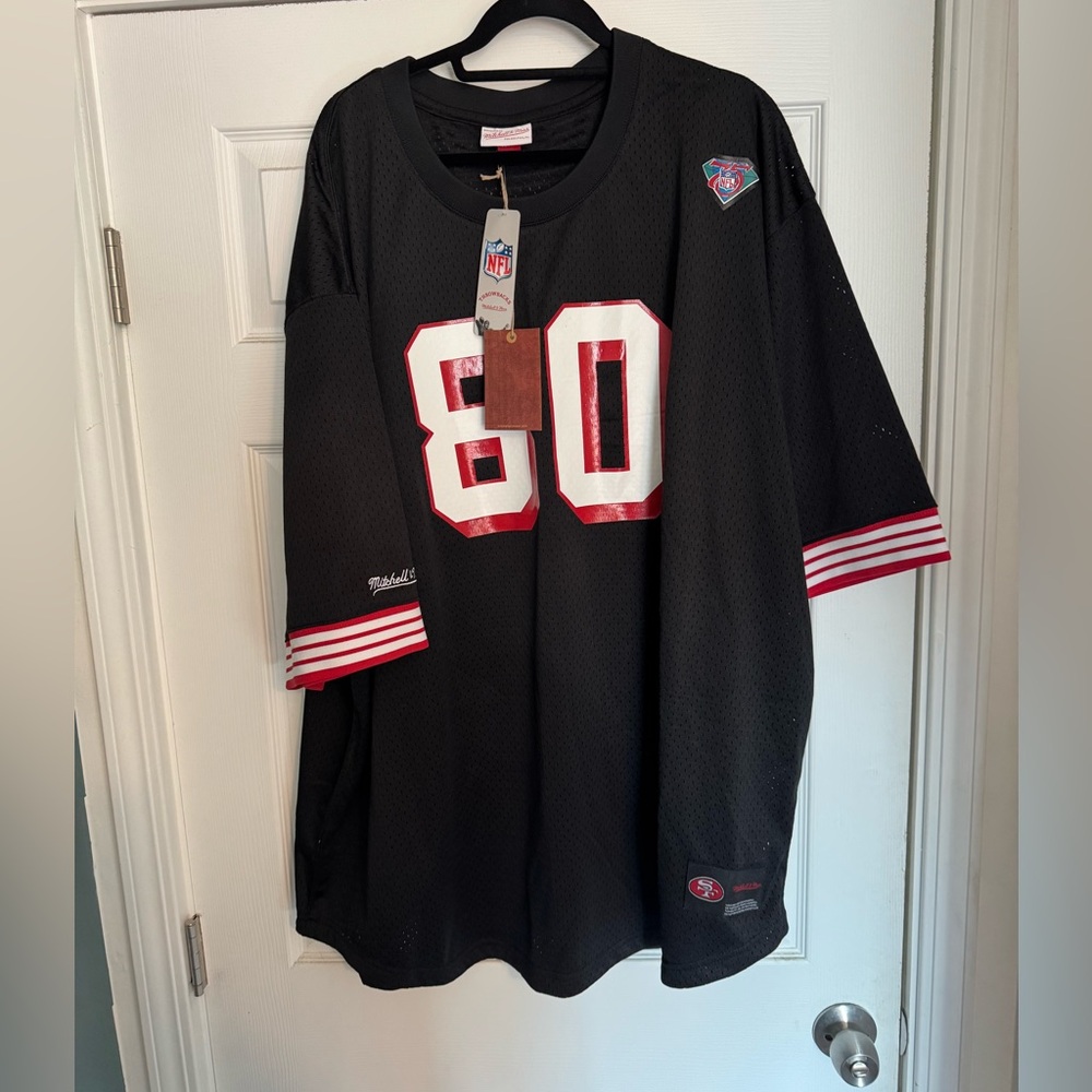 NWT 49ers Jerry Rice Jersey Mitchell and Ness